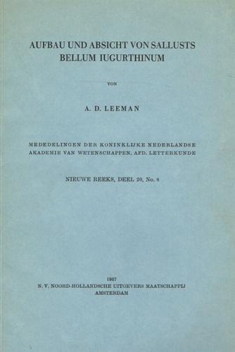 Aufbau und absicht von Sallusts bellum Iugurthinum.