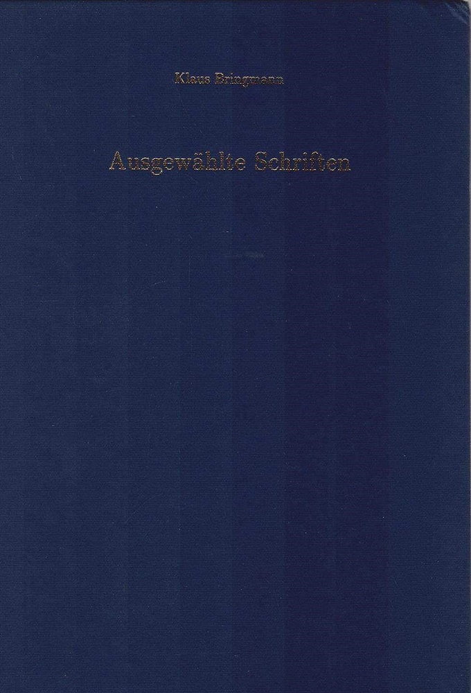 Ausgewahlte Schriften.