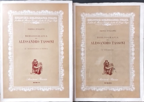 Bibliografia di Alessandro Tassoni. Vol.I: Bibliografia, vol.II: Iconografia e critica.