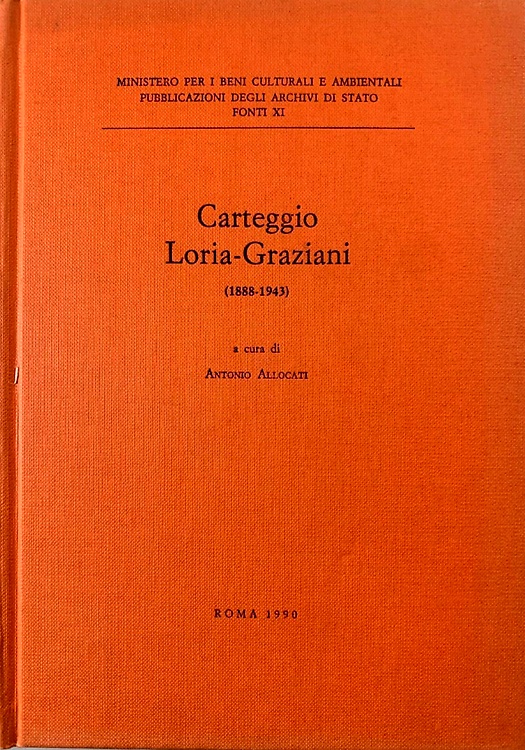 Carteggio 1888-1943.