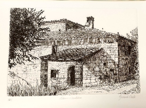 Casa Colonica a Santedame. Tenuta di Santedame. Tenimenti Ruffino.