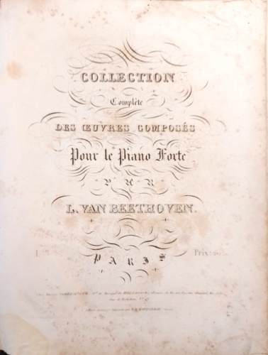 Collection complête des oeuvres composés pour le piano forte. Volume …