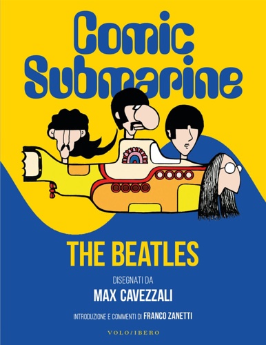 Comic submarine. The Beatles.