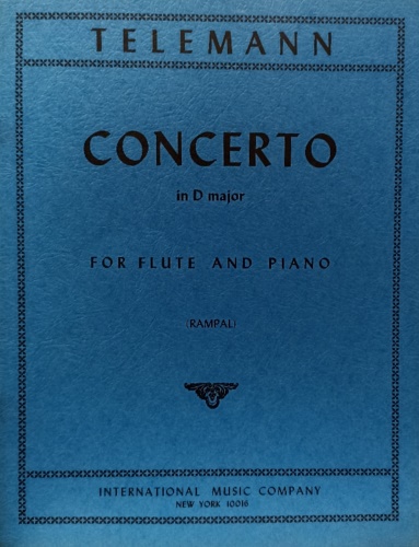 Concerto in D major for Flute and Piano.