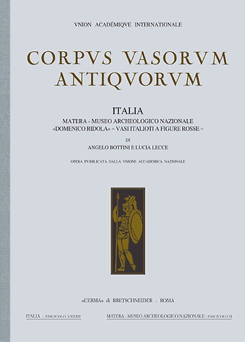 Corpus Vasorum Antiquorum. Italia, 82. Fasc. II. Matera - Museo …