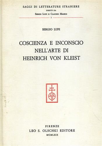 Coscienza e inconscio nell'Arte di Heinrich von Kleist.