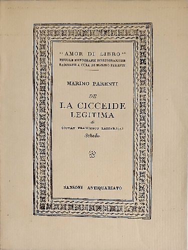 De "La Cicceide Legittima".