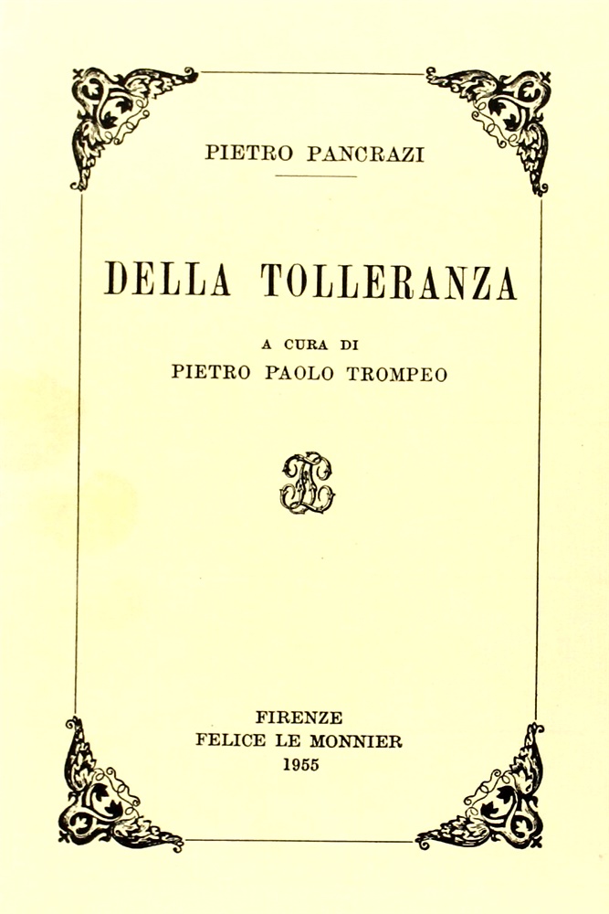 Della tolleranza.