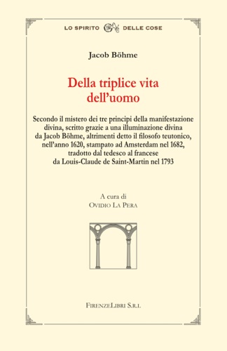 Della triplice vita dell'uomo.