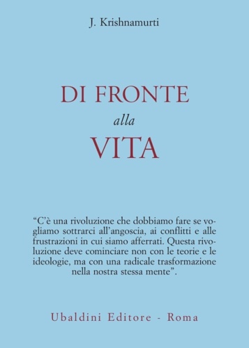 Di fronte alla vita.