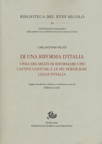 Di una riforma d'Italia ossia dei mezzi di riformare i …