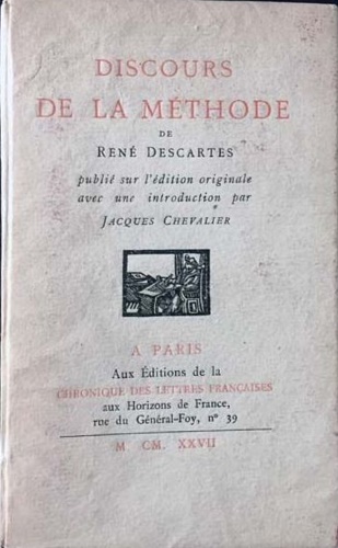 Discours de la Mèthode.