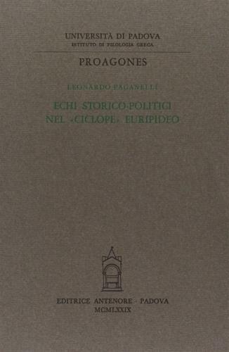 Echi storico-politici nel "Ciclope" euripideo.