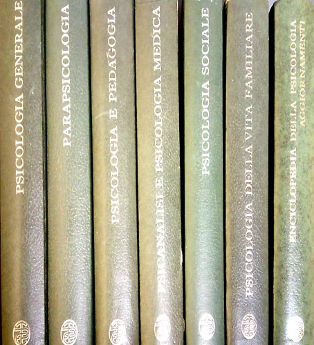 Enciclopedia della psicologia. Vol.I:Psicanalisi e Psicologia medica,pref.e versione di F.Fornari.trad.di …
