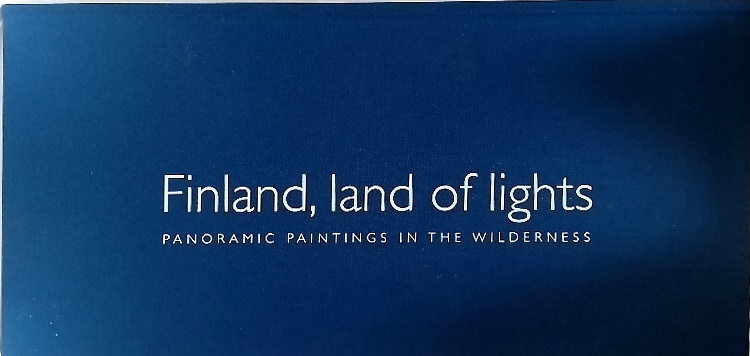 Finland land of lights. Panoramic paintings in the wilderness.