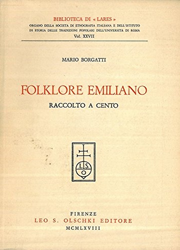 Folklore emiliano raccolto a Cento.