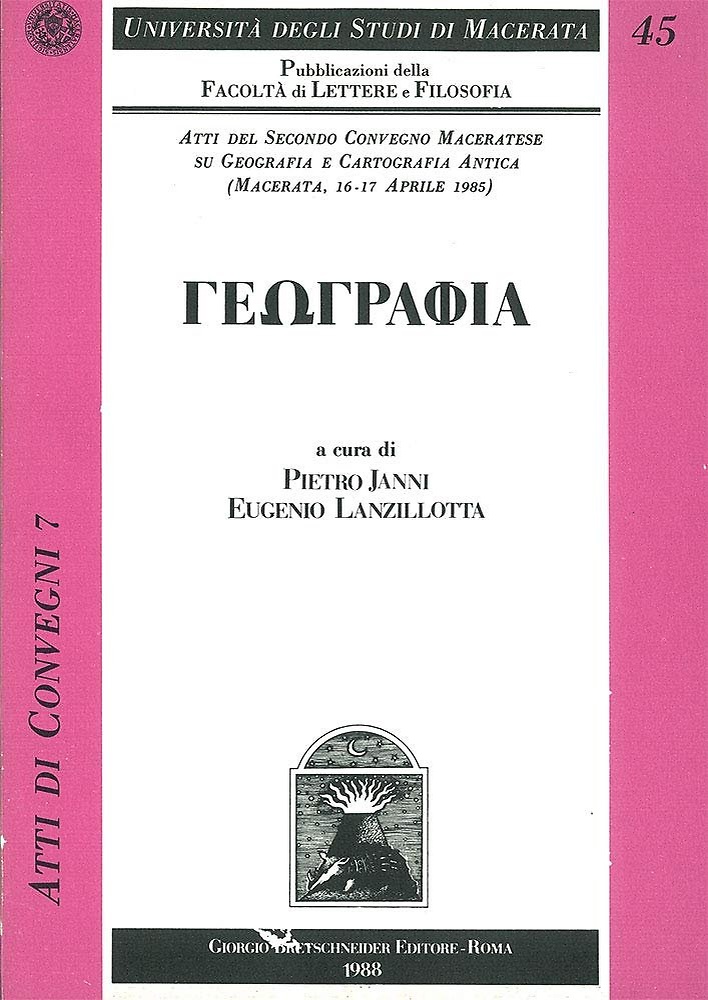Geografia. Atti del 2º Convegno maceratese su geografia e cartografia …