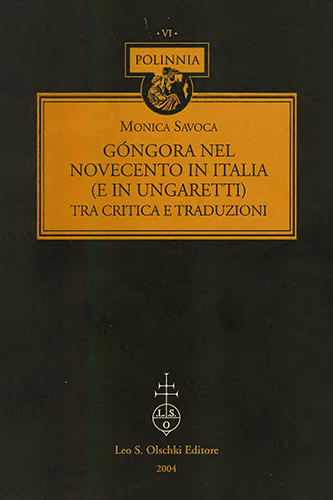 Góngora nel Novecento in Italia (e in Ungaretti) tra critica …