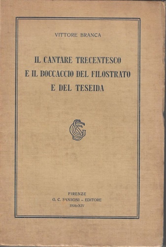 Il cantare trecentesco e il Boccaccio del Filostrato e del …