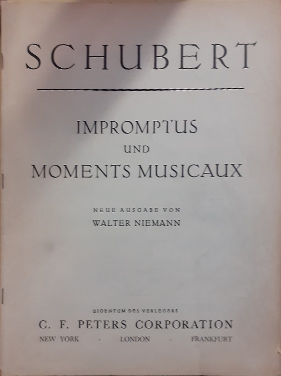 Improptus und moments musicaux