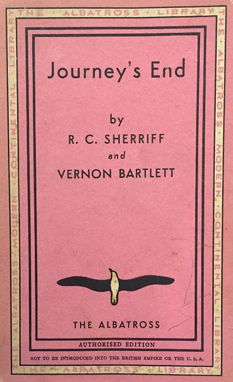 Journey's end. A novel.