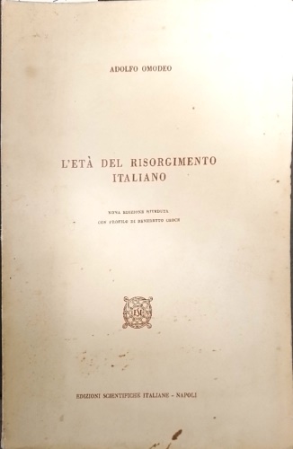 L'età del Risorgimento Italiano.