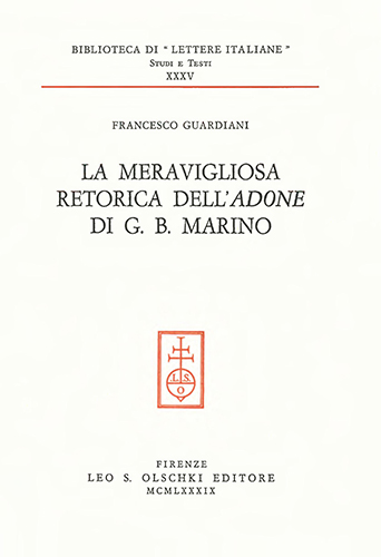 La meravigliosa retorica dell'«Adone» di G.B. Marino.