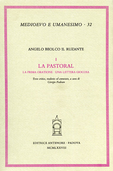 La Pastoral. La prima orazione. Una lettera giocosa.