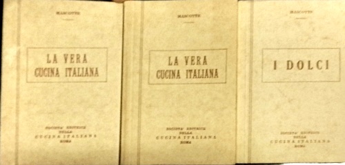 La vera cucina italiana. 2 volumi. I Dolci. 1 volume. …