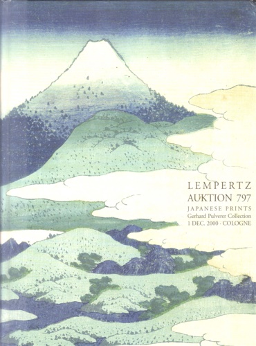 Lempertz Auktion 797. Japanese Prints. Gerhard Pulverer Collection. Part I.