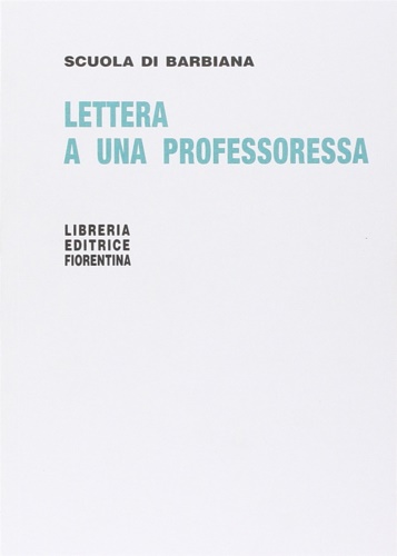 Lettera a una professoressa.