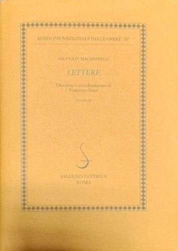 Lettere volume terzo. Il volume contiene le lettere dal numero …
