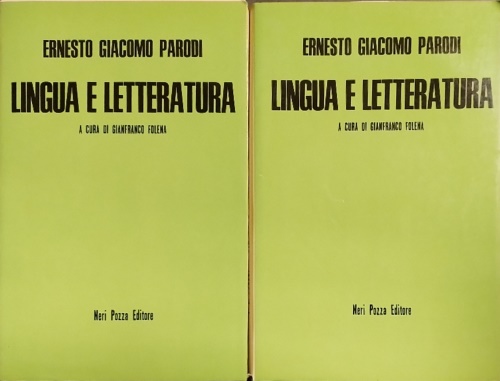 Lingua e letteratura. Studi di Teoria linguistica e di Storia …