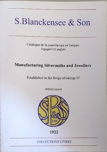 Manufacturing Silversmiths and Jewellers. Established in the Reign of George …