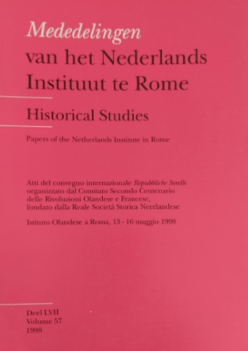 Mededelingen van het Nederlands Instituut te Rome, Deel LVII, Volume …