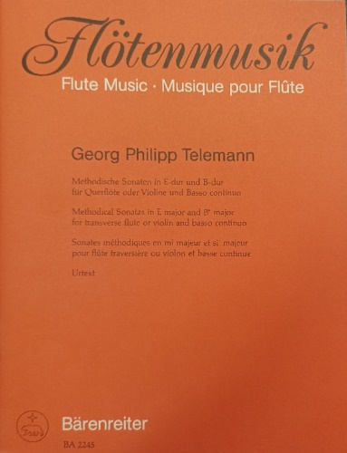 Methodical Sonatas in E major and Bb major for transverse …