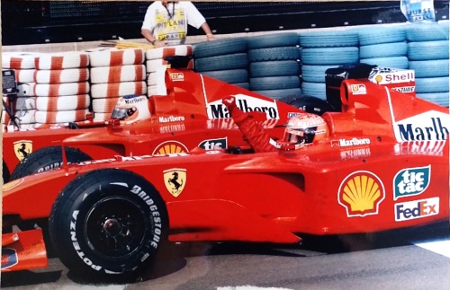 Michael Schumacher - Rubens Barrichello Ferrari F-2001. Test Fiorano. Original …