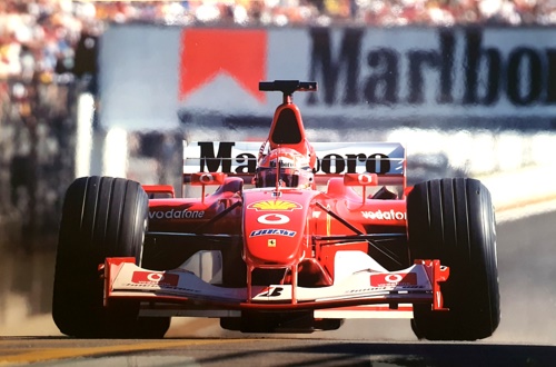 Michael Schumacher Ferrari F-2002 GP Brasile 2002. Original Photo Paper. …