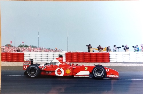 Michael Schumacher Ferrari F-2002. GP Europa 2002. Original Photo Paper. …