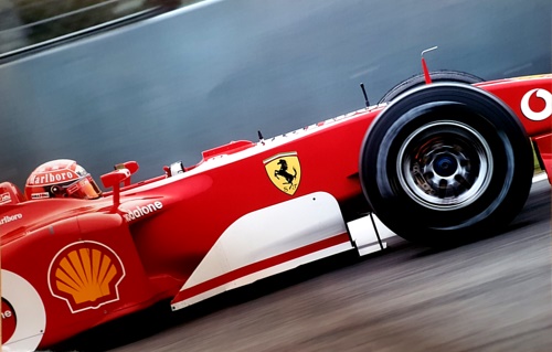 Michael Schumacher Ferrari F-2002 GP Spagna 2002. Original Photo Paper. …