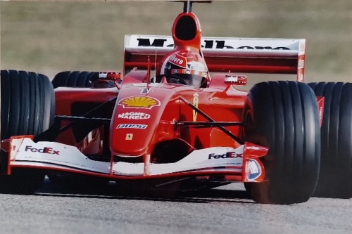 Michael Schumacher Ferrari F1-2001. Test Fiorano. Original Photo Paper. Questa …