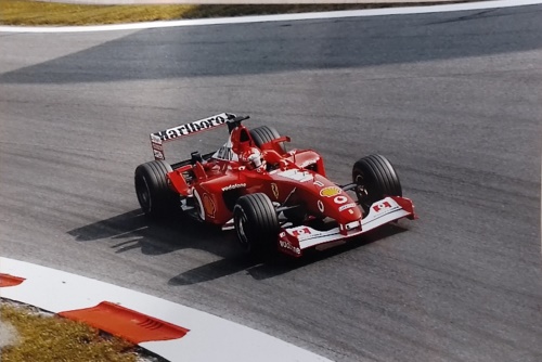 Michael Schumacher Ferrari F2002. GP Monza 2002. Original Photo Paper. …