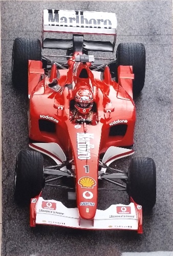 Michael Schumacher Ferrari. Original Photo Paper. Questa fotografia fa parte …