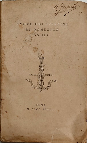Nuove odi tiberine.