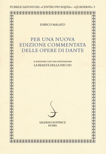 Per una nuova edizione commentata delle opere di Dante.