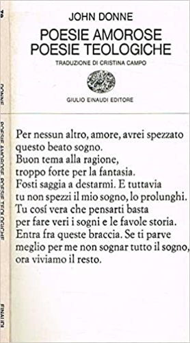 Poesie amorose. Poesie teologiche.