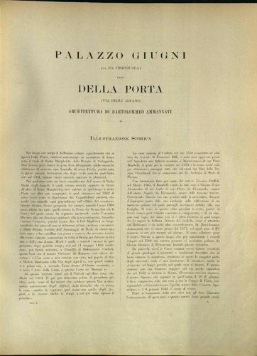 Raccolta delle migliori fabbriche antiche e moderne di Firenze. Misurate …