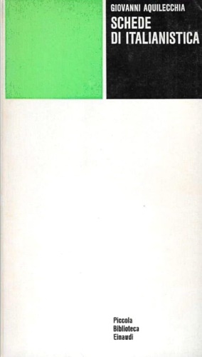 Schede di italianistica.