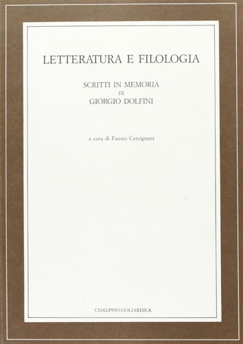 Scritti in memoria di Giorgio Dolfini.
