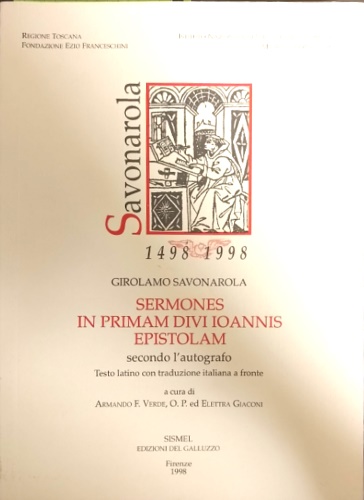 Sermones in primam divi ioannis epistolam.